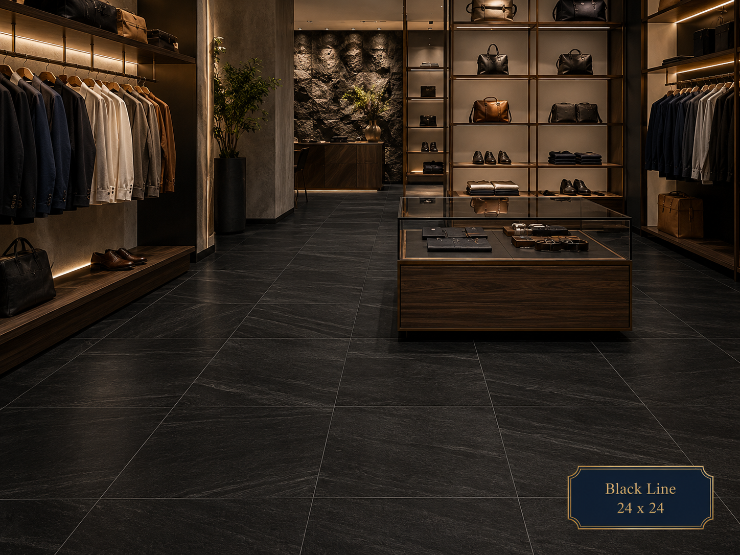 Black Line stone texture